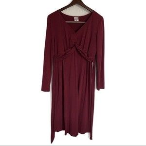 Motherhood Maternity Long Sleeve Dress Women’s Size M